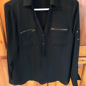 Express Black Blouse.